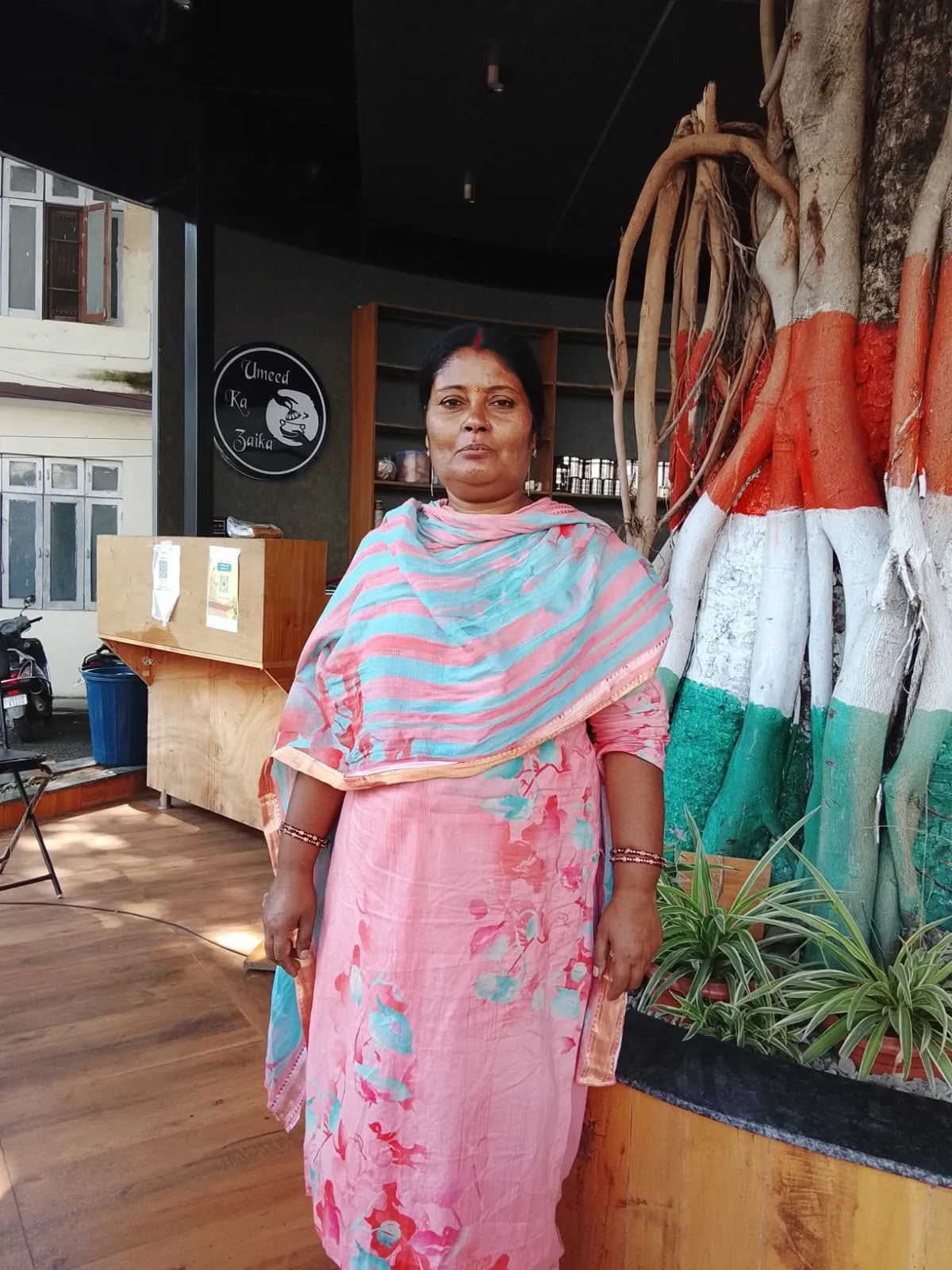 Anita Devi at work