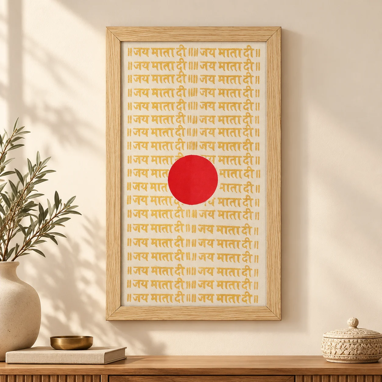 Jay Mata Jay Mata Di - Wall Frames