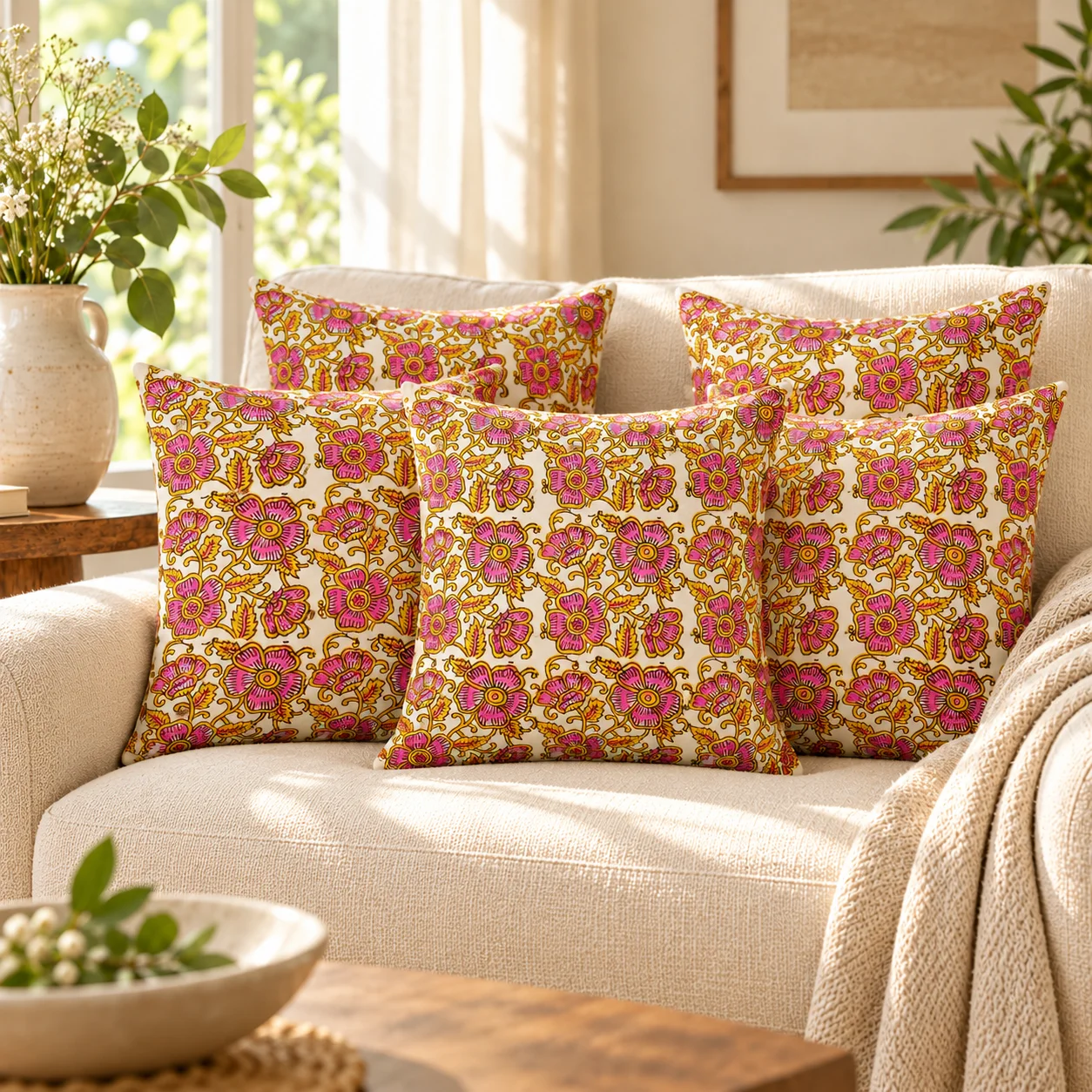 Phool Jaal - Cushion Cover