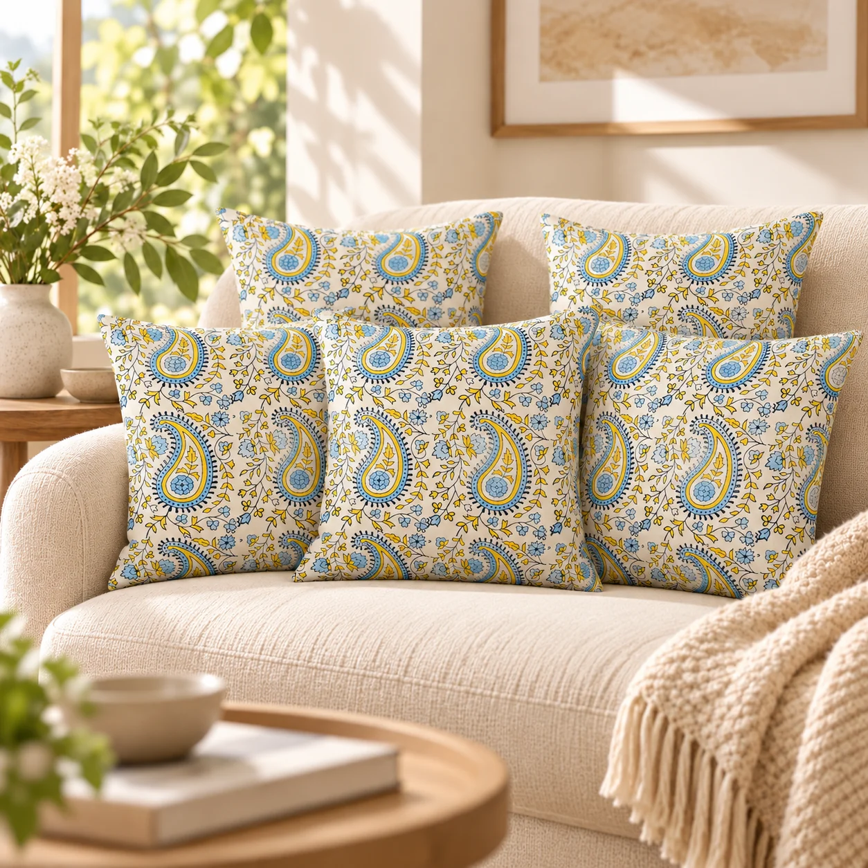 Paisely Jaal - Cushion Cover
