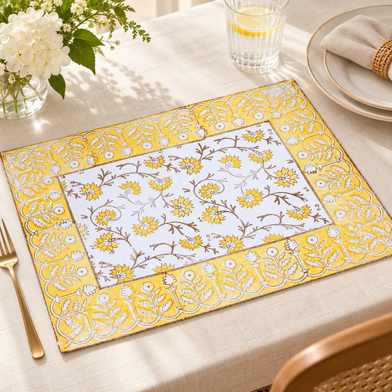 Yellow Flower - Table Mats